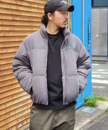 グレー ダウンジャケット ジッパー付き trim_ofcrs_item7df238185f5811e