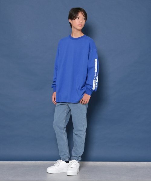 GLAZOS（グラソス）の「【大人向けサイズあり】ストレッチデニム・ジョガーパンツ（その他パンツ・キッズ・ライトブルー/ブラック/インディゴブルー・140cm/150cm/160cm/170cm）」の6枚目の写真