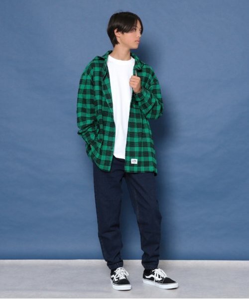 GLAZOS（グラソス）の「【大人向けサイズあり】ストレッチデニム・ジョガーパンツ（その他パンツ・キッズ・ライトブルー/ブラック/インディゴブルー・140cm/150cm/160cm/170cm）」の7枚目の写真