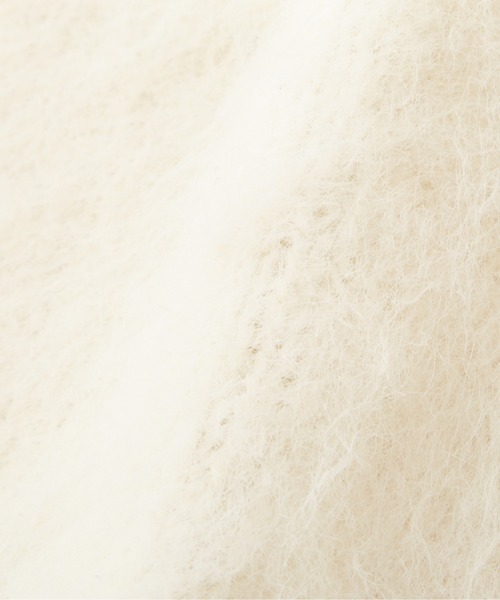 N.（N. Natural Beauty Basic）（エヌエヌナチュラルビューティーベーシック）の「◆起毛半袖ニット（ニット/セーター・レディース・ピンク/オフホワイト/チョコ・MEDIUM）」の22枚目の写真