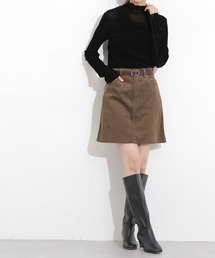 コーデュロイミニスカート