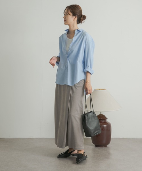 URBAN RESEARCH DOORS(アーバンリサーチドアーズ)の「ベロアコールストレートスカート(スカート・レディース・グレー/ブラック・MEDIUM)」の20枚目の写真