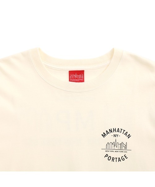 Manhattan Portage(マンハッタンポーテージ)の「L/S Print T-Shirt(Tシャツ/カットソー・メンズ・チャコールグレー/アイボリー・LARGE/MEDIUM/SMALL/X-LARGE)」の5枚目の写真