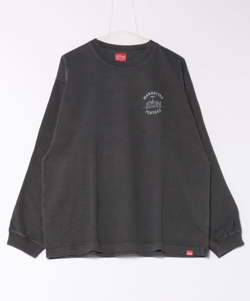 Manhattan Portage(マンハッタンポーテージ)の「L/S Print T-Shirt(Tシャツ/カットソー・メンズ・チャコールグレー/アイボリー・LARGE/MEDIUM/SMALL/X-LARGE)」の11枚目の写真