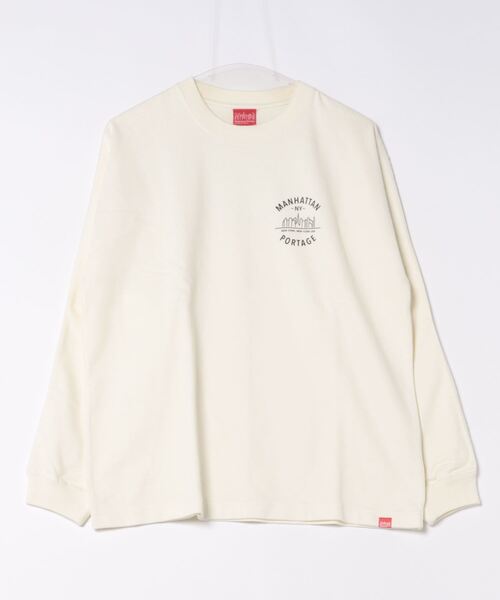 Manhattan Portage(マンハッタンポーテージ)の「L/S Print T-Shirt(Tシャツ/カットソー・メンズ・チャコールグレー/アイボリー・LARGE/MEDIUM/SMALL/X-LARGE)」の10枚目の写真