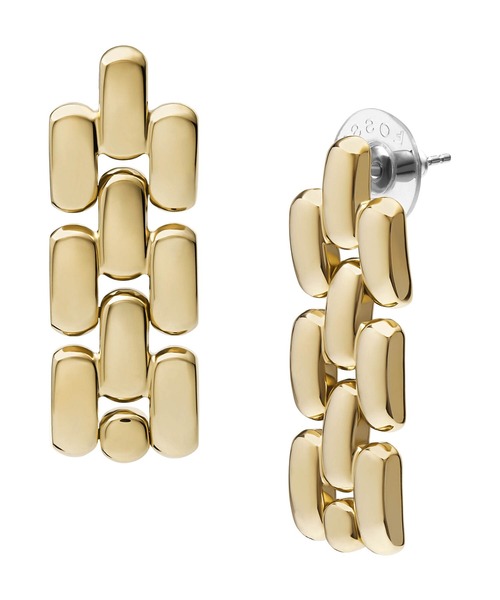 FOSSIL（フォッシル）の「フォッシル アクセサリー レディース ピアス  JF04786710（イヤリング・レディース・GOLD ・FREE）」の2枚目の写真