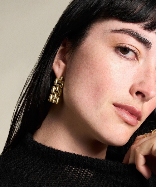 FOSSIL（フォッシル）の「フォッシル アクセサリー レディース ピアス  JF04786710（イヤリング・レディース・GOLD ・FREE）」の4枚目の写真