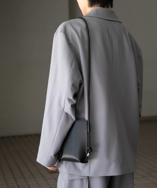 SENSE OF PLACE by URBAN RESEARCH（センスオブプレイスバイアーバンリサーチ）の「コードショルダーバッグ（ショルダーバッグ・メンズ・ブラック/グレー/オレンジ/グリーン・ONE）」の6枚目の写真