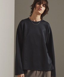 スムースダンボール オーバーサイズ サイドスリットカットソー