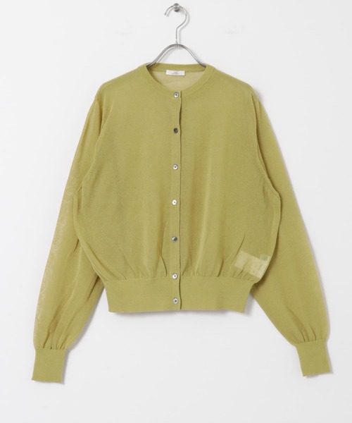 ITEMS URBANRESEARCH（アイテムズ アーバンリサーチ）の「シアークルーネックニットカーディガン（カーディガン/ボレロ・レディース・ブラウン/ホワイト系その他/グリーン系その他・FREE）」の21枚目の写真