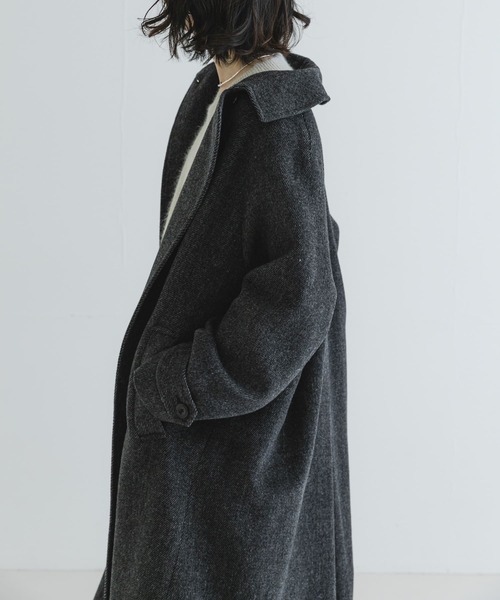 美品【URBAN RESEARCH/アーバンリサーチ】ステンカラーコート セール】ステンカラーロングコート（ステンカラーコート