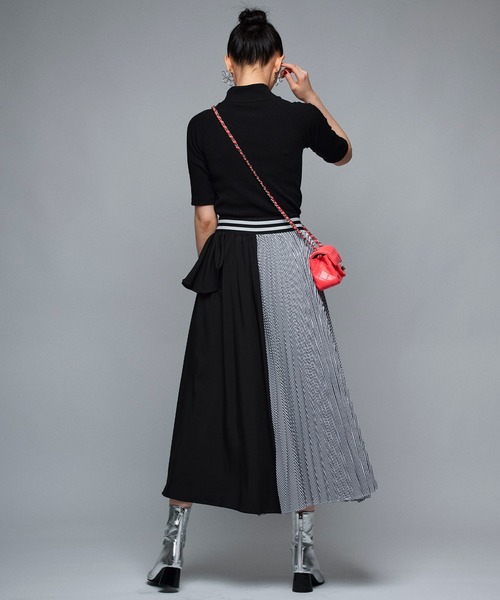 Narcissus（ナルシス）の「ハイネックシンプルトップス　半袖（Tシャツ/カットソー・レディース・ピンク/ブラック/レッド・FREE）」の11枚目の写真