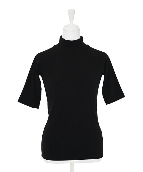 Narcissus（ナルシス）の「ハイネックシンプルトップス　半袖（Tシャツ/カットソー・レディース・ピンク/ブラック/レッド・FREE）」の19枚目の写真