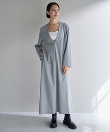 セール】UNFILO｜アンフィーロのワンピース（グレー/灰色系・長袖