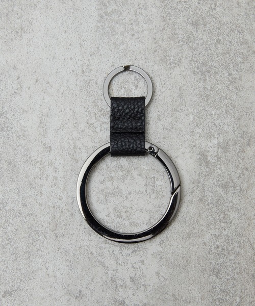 ITTI(イッチ)の「ITTI イッチ / CRISTY RING RING / BK COLLECTION クリスティリングリング レザーキーホルダー / ITTI-GOODS-003-BK(キーホルダー・メンズ・ブラック・FREE)」の6枚目の写真