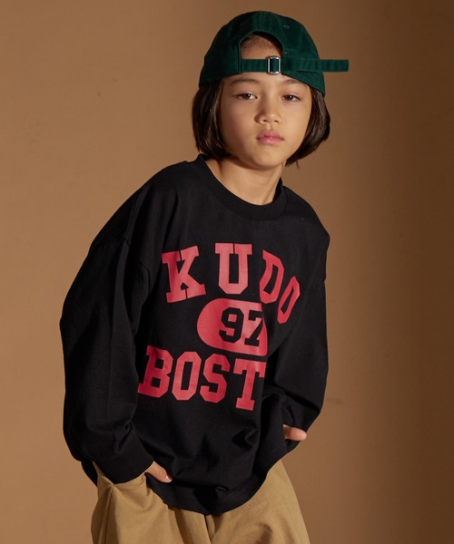 PAIRMANON STREET（ペアマノンストリート）の「【PAIRMANON STREET】アソート レトロ プリント ビッグシルエット 長袖 Tシャツ（Tシャツ/カットソー・キッズ・ブルー系その他3/ブラック系その他2/ブルー系その他2/ブルー系その他4/ベージュ系その他2/ブラック系その他6/ベージュ系その他/ブラック系その他4/ホワイト系その他2/ブラック系その他5/ホワイト系その他4/ブラック系その他3/ブラック系その他/オレンジ系その他/ブルー系その他/オレンジ/ホワイト系その他3/パープル系その他/ホワイト系その他/グリーン系その他・100/130/90/150/160/110/120/140）」の6枚目の写真