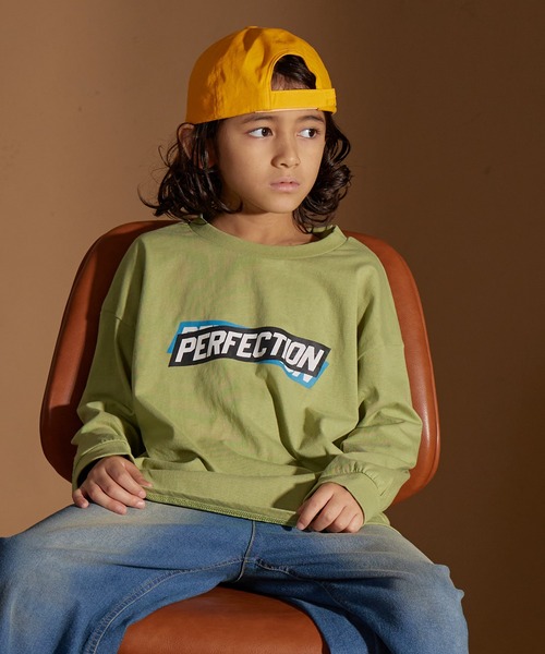 PAIRMANON STREET（ペアマノンストリート）の「【PAIRMANON STREET】アソート レトロ プリント ビッグシルエット 長袖 Tシャツ（Tシャツ/カットソー・キッズ・ブルー系その他3/ブラック系その他2/ブルー系その他2/ブルー系その他4/ベージュ系その他2/ブラック系その他6/ベージュ系その他/ブラック系その他4/ホワイト系その他2/ブラック系その他5/ホワイト系その他4/ブラック系その他3/ブラック系その他/オレンジ系その他/ブルー系その他/オレンジ/ホワイト系その他3/パープル系その他/ホワイト系その他/グリーン系その他・100/130/90/150/160/110/120/140）」の13枚目の写真