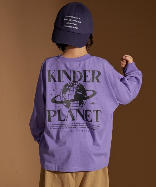 PAIRMANON STREET（ペアマノンストリート）の「【PAIRMANON STREET】アソート レトロ プリント ビッグシルエット 長袖 Tシャツ（Tシャツ/カットソー・キッズ・ブルー系その他3/ブラック系その他2/ブルー系その他2/ブルー系その他4/ベージュ系その他2/ブラック系その他6/ベージュ系その他/ブラック系その他4/ホワイト系その他2/ブラック系その他5/ホワイト系その他4/ブラック系その他3/ブラック系その他/オレンジ系その他/ブルー系その他/オレンジ/ホワイト系その他3/パープル系その他/ホワイト系その他/グリーン系その他・100/130/90/150/160/110/120/140）」の18枚目の写真