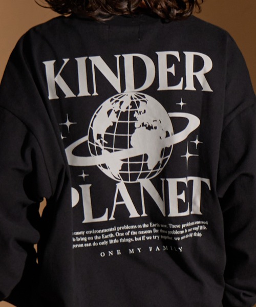 PAIRMANON STREET（ペアマノンストリート）の「【PAIRMANON STREET】アソート レトロ プリント ビッグシルエット 長袖 Tシャツ（Tシャツ/カットソー・キッズ・ブルー系その他3/ブラック系その他2/ブルー系その他2/ブルー系その他4/ベージュ系その他2/ブラック系その他6/ベージュ系その他/ブラック系その他4/ホワイト系その他2/ブラック系その他5/ホワイト系その他4/ブラック系その他3/ブラック系その他/オレンジ系その他/ブルー系その他/オレンジ/ホワイト系その他3/パープル系その他/ホワイト系その他/グリーン系その他・100/130/90/150/160/110/120/140）」の21枚目の写真