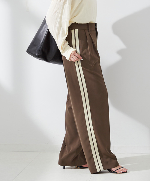 セール】《追加》PE/ツイルラインパンツ（スラックス）｜journal