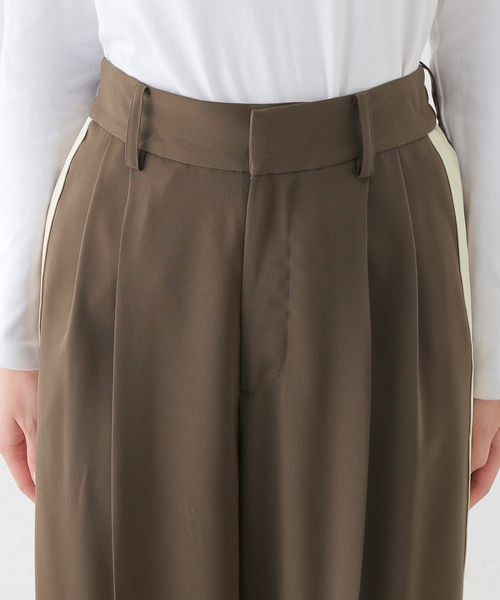 セール】《追加》PE/ツイルラインパンツ（スラックス）｜journal