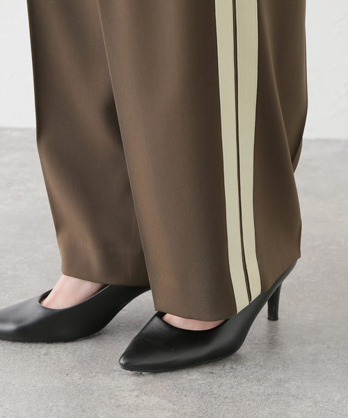 セール】《追加》PE/ツイルラインパンツ（スラックス）｜journal