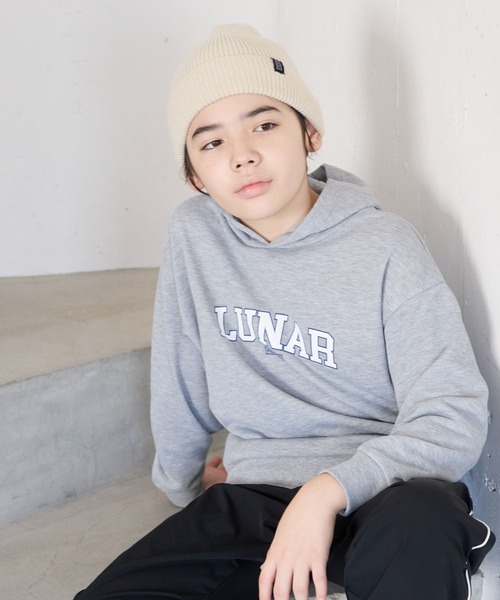 GLOBAL WORK(グローバルワーク)の「乾きやすい/プリントパーカー/115763(パーカー・キッズ・チャコールグレー/杢グレー/ホワイト系5・120cm/130cm/140cm/150cm/160cm/170cm)」の3枚目の写真