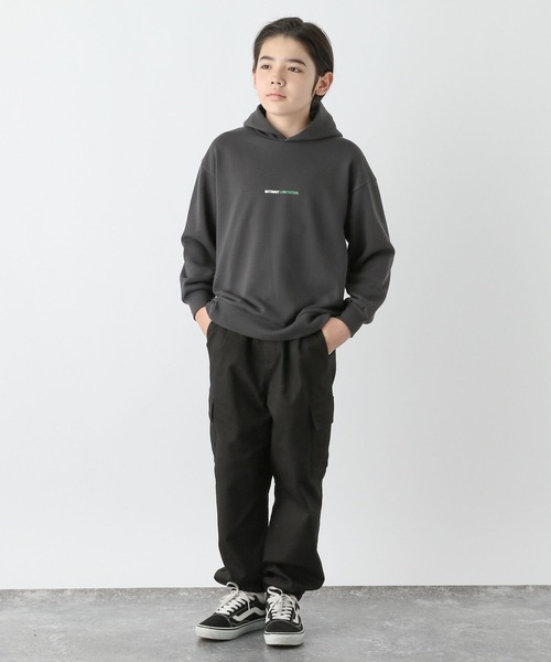 GLOBAL WORK(グローバルワーク)の「乾きやすい/プリントパーカー/115763(パーカー・キッズ・チャコールグレー/杢グレー/ホワイト系5・120cm/130cm/140cm/150cm/160cm/170cm)」の22枚目の写真