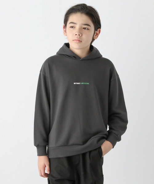 GLOBAL WORK(グローバルワーク)の「乾きやすい/プリントパーカー/115763(パーカー・キッズ・チャコールグレー/杢グレー/ホワイト系5・120cm/130cm/140cm/150cm/160cm/170cm)」の20枚目の写真