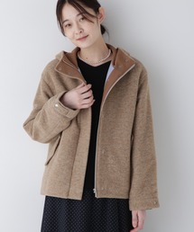 human woman | ◆スライバーフードブルゾン(ブルゾン)