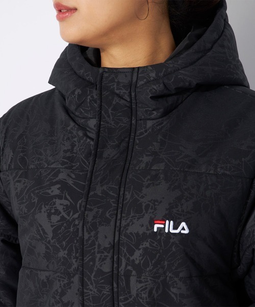 FILA(フィラ)の「フード付き中綿ジャケットベンチコート(その他アウター・レディース・オフホワイト/ネイビー/ブラック・LARGE/MEDIUM/X-LARGE)」の10枚目の写真