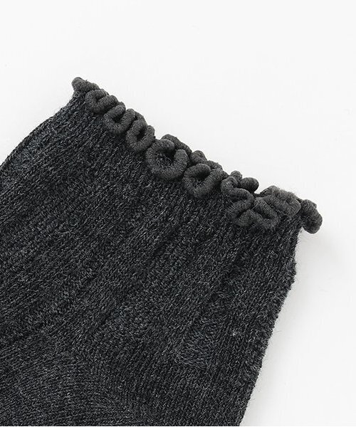 petit main（プティマイン）の「ソックス付きレギンス（レギンス/スパッツ・キッズ・アイボリー/チャコール・70cm/80ｃｍ）」の5枚目の写真