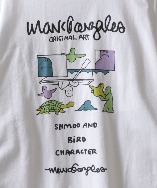 Mark Gonzales(マーク・ゴンザレス)の「MARK GONZALES ARTWORK COLLECTION/マークゴンザレス 別注 ワンポイント刺繍 バックプリント 袖プリント オーバーサイズ 長袖Tシャツ ロンT レディース メンズ(Tシャツ/カットソー・メンズ・ブラック系その他2/ブラック/ホワイト系その他2/ブラック系その他/ホワイト系その他/ホワイト/ホワイト系その他5/ホワイト系その他4/ブラック系その他3/ブラック系その他5/ホワイト系その他3/ブラック系その他4/ブラック系その他6/ホワイト系その他7/ホワイト系その他6/ブラック系その他7・M/L/XL)」の22枚目の写真