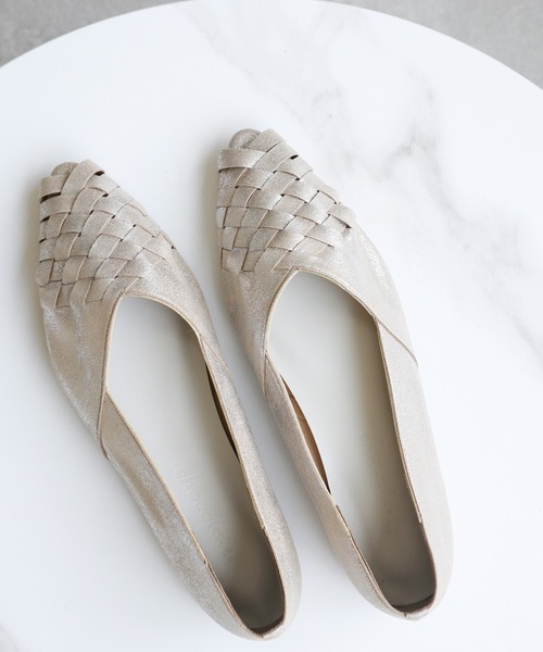 chocolates（チョコラテス）の「オープントゥ メッシュ編み込みパンプス【日本製】（パンプス・レディース・ゴールド/ブラック/ホワイト・22.5cm/22cm/23.5cm/23cm/25cm/24.5cm/24cm）」の15枚目の写真