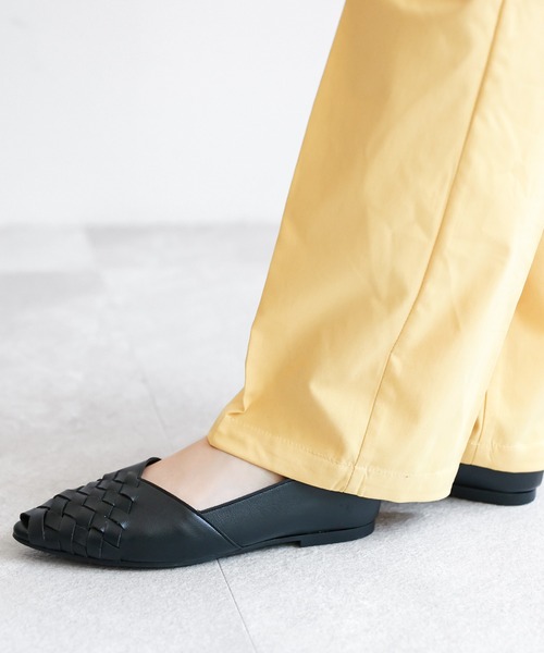 chocolates（チョコラテス）の「オープントゥ メッシュ編み込みパンプス【日本製】（パンプス・レディース・ゴールド/ブラック/ホワイト・22.5cm/22cm/23.5cm/23cm/25cm/24.5cm/24cm）」の22枚目の写真