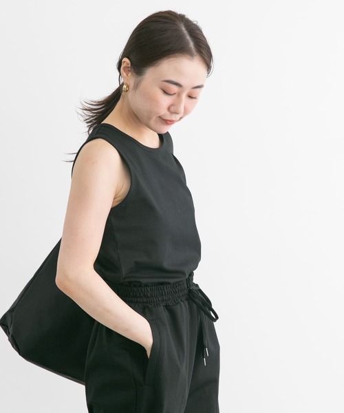URBAN RESEARCH Sonny Label(アーバンリサーチサニーレーベル)の「SLAB comfort tanktop(タンクトップ・レディース・オフホワイト/ブラック・FREE)」の5枚目の写真