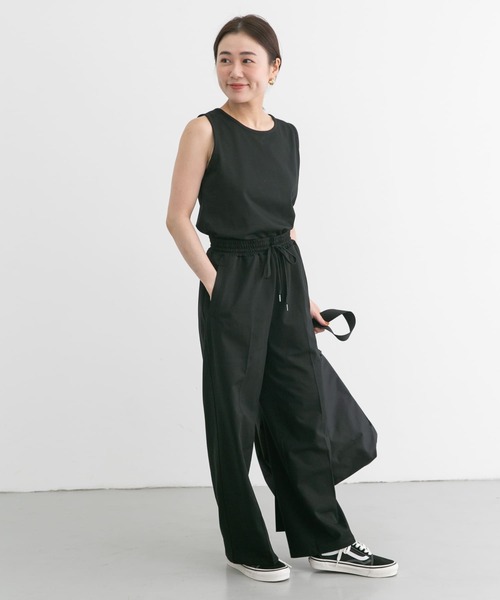 URBAN RESEARCH Sonny Label(アーバンリサーチサニーレーベル)の「SLAB comfort tanktop(タンクトップ・レディース・オフホワイト/ブラック・FREE)」の6枚目の写真