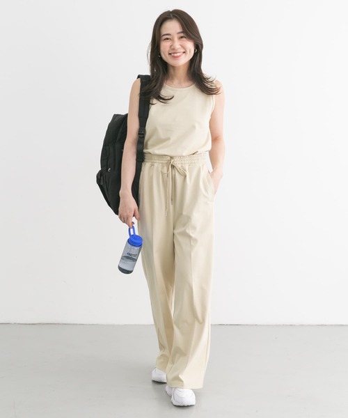 URBAN RESEARCH Sonny Label(アーバンリサーチサニーレーベル)の「SLAB comfort tanktop(タンクトップ・レディース・オフホワイト/ブラック・FREE)」の12枚目の写真