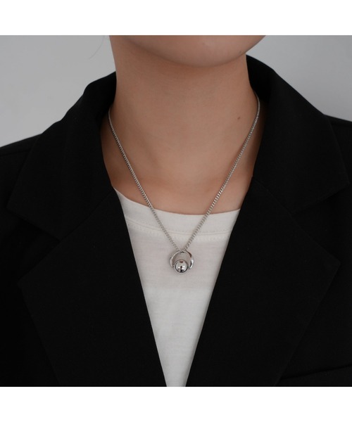 セール】チャームネックレス ラウンド ボール チェーン（ネックレス