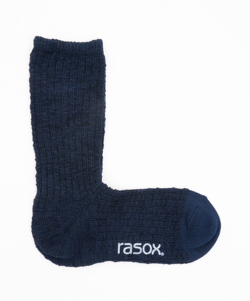rasox（ラソックス）の「rasox（ラソックス）／　ビッグスラブコットン・クルー（ソックス/靴下・レディース・ダークネイビー/レッド/ダークブラック/チャコールグレー・LARGE/MEDIUM/SMALL）」の20枚目の写真