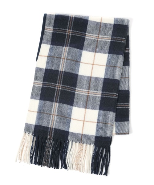 GLOBAL WORK（グローバルワーク）の「静電軽減着られるストール/132224（ストール/ショール・レディース・ブラウン/ライトグレー/ネイビー/ベージュ/チャコール/サックスブルー/グリーン・ONE SIZE）」の2枚目の写真