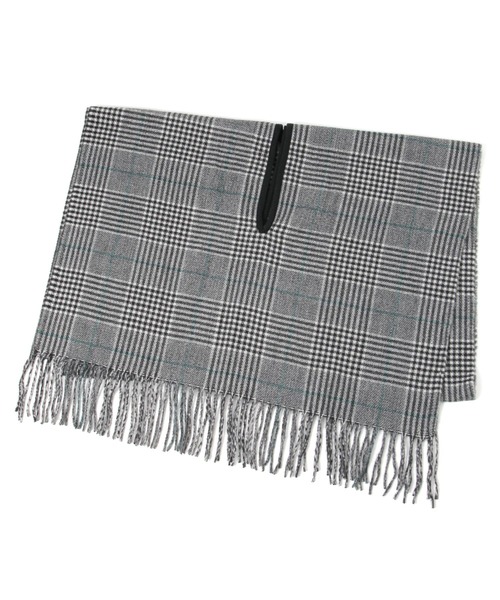 GLOBAL WORK（グローバルワーク）の「静電軽減着られるストール/132224（ストール/ショール・レディース・ブラウン/ライトグレー/ネイビー/ベージュ/チャコール/サックスブルー/グリーン・ONE SIZE）」の9枚目の写真