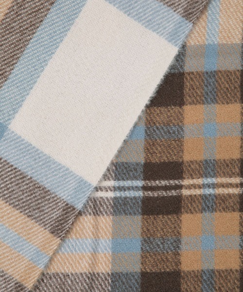 GLOBAL WORK（グローバルワーク）の「静電軽減着られるストール/132224（ストール/ショール・レディース・ブラウン/ライトグレー/ネイビー/ベージュ/チャコール/サックスブルー/グリーン・ONE SIZE）」の21枚目の写真