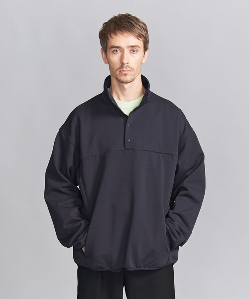 BEAUTY&YOUTH UNITED ARROWS（ビューティーアンドユースユナイテッドアローズ）の「ウラケ スナップ プルオーバー（スウェット・メンズ・ロイヤルブルー/ネイビー・S/M/L/XL）」の3枚目の写真