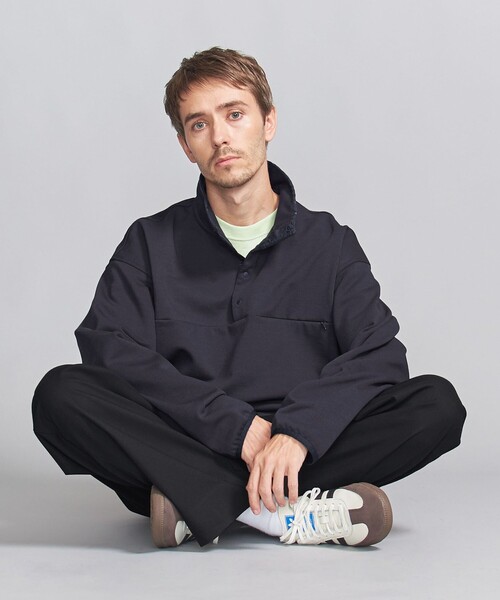 BEAUTY&YOUTH UNITED ARROWS（ビューティーアンドユースユナイテッドアローズ）の「ウラケ スナップ プルオーバー（スウェット・メンズ・ロイヤルブルー/ネイビー・S/M/L/XL）」の4枚目の写真