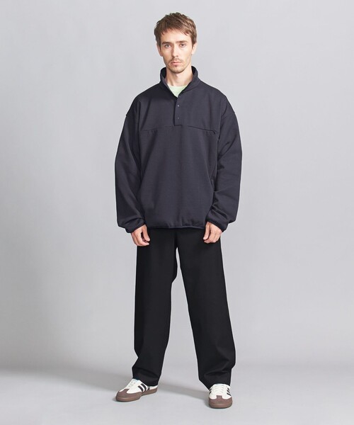 BEAUTY&YOUTH UNITED ARROWS（ビューティーアンドユースユナイテッドアローズ）の「ウラケ スナップ プルオーバー（スウェット・メンズ・ロイヤルブルー/ネイビー・S/M/L/XL）」の6枚目の写真