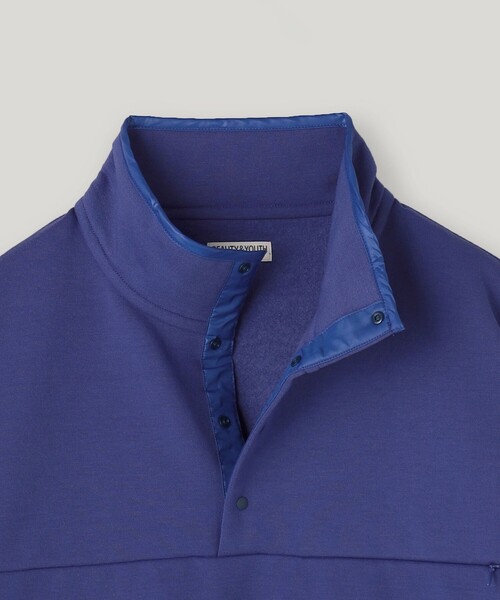 BEAUTY&YOUTH UNITED ARROWS（ビューティーアンドユースユナイテッドアローズ）の「ウラケ スナップ プルオーバー（スウェット・メンズ・ロイヤルブルー/ネイビー・S/M/L/XL）」の14枚目の写真