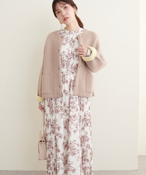 natural couture(ナチュラルクチュール)の「サイドプリーツデザインワンピース(ワンピース・レディース・その他1/その他2/その他3/ボルドー/グレイッシュベージュ・FREE)」の20枚目の写真