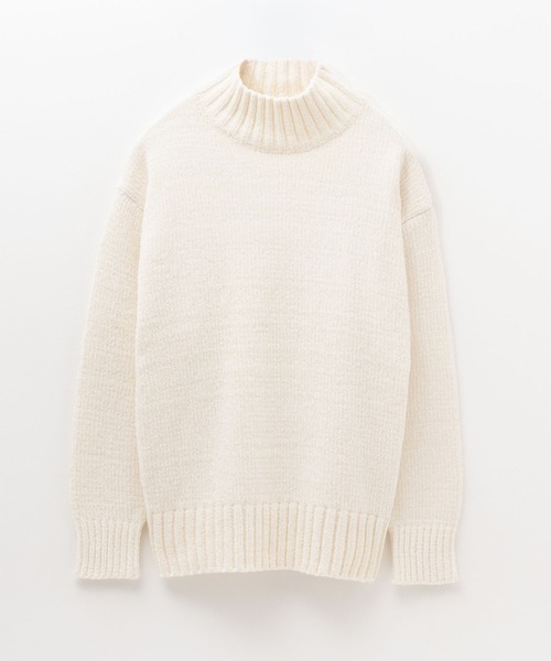 HusHusH（ハッシュアッシュ）の「HusHusH モールハイネックニットプルオーバー（ニット/セーター・レディース・ネイビー/サックスブルー/オフホワイト・M/L）」の17枚目の写真