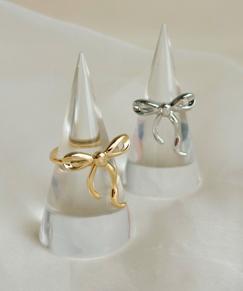sowang(ソワン)の「ロング ナロー リボンリング-long narrow ribbon ring-(リング・レディース・シルバー/ゴールド・FREE)」の4枚目の写真